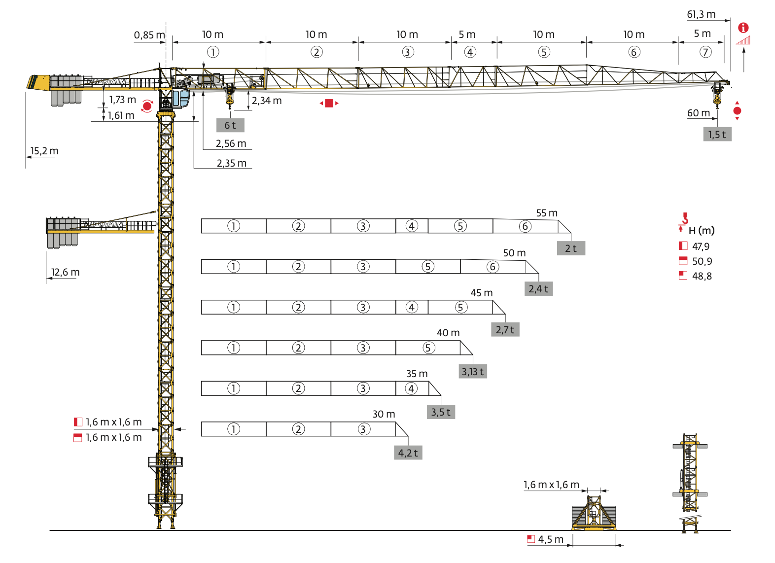 Potain MCT138 H6